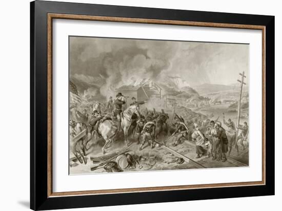 General Sherman's March to the Sea-English School-Framed Giclee Print