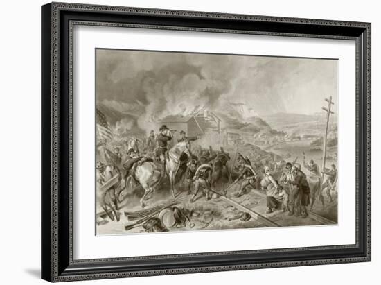 General Sherman's March to the Sea-English School-Framed Giclee Print