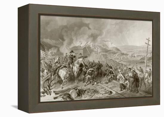 General Sherman's March to the Sea-English School-Framed Premier Image Canvas