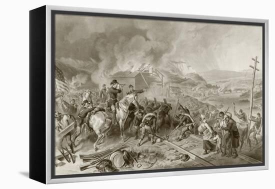General Sherman's March to the Sea-English School-Framed Premier Image Canvas