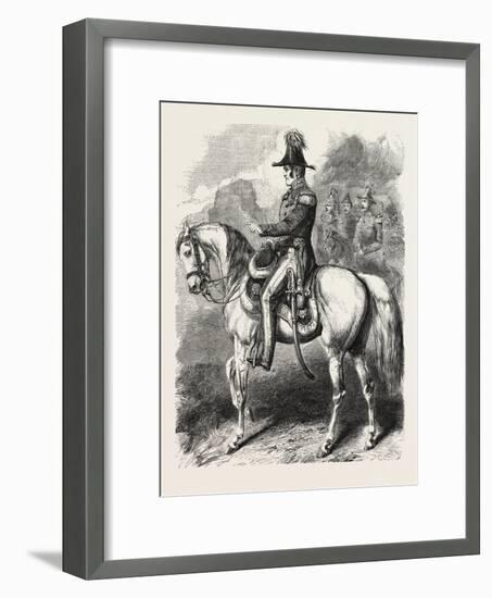 General Simpson, Commander of the British Army before Sebastopol. the Crimean War, 1855,-null-Framed Giclee Print