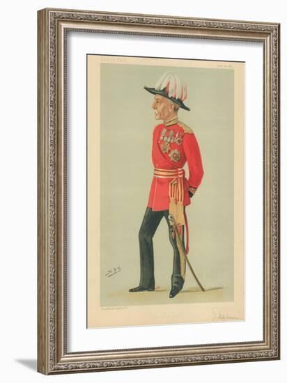 General Sir Frederick Charles Arthur Stephenson, Dear Old Ben, 18 June 1887, Vanity Fair Cartoon-Sir Leslie Ward-Framed Giclee Print