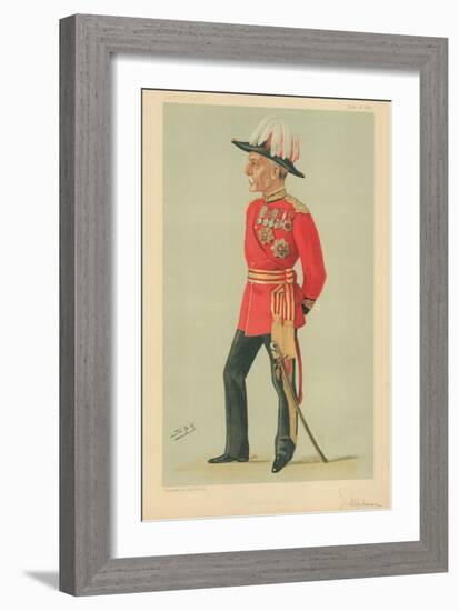 General Sir Frederick Charles Arthur Stephenson, Dear Old Ben, 18 June 1887, Vanity Fair Cartoon-Sir Leslie Ward-Framed Giclee Print