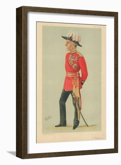 General Sir Frederick Charles Arthur Stephenson, Dear Old Ben, 18 June 1887, Vanity Fair Cartoon-Sir Leslie Ward-Framed Giclee Print