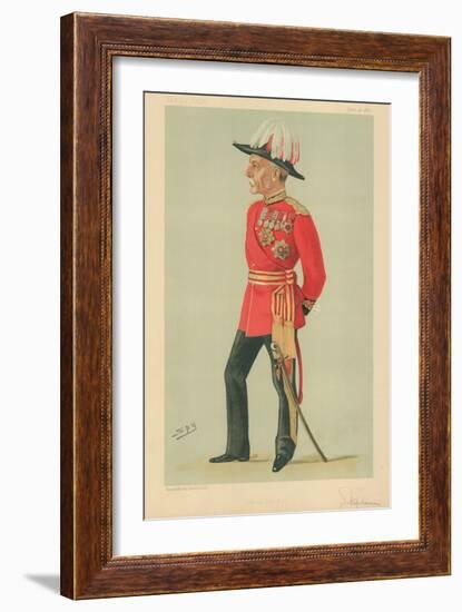 General Sir Frederick Charles Arthur Stephenson, Dear Old Ben, 18 June 1887, Vanity Fair Cartoon-Sir Leslie Ward-Framed Giclee Print