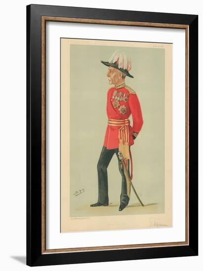 General Sir Frederick Charles Arthur Stephenson, Dear Old Ben, 18 June 1887, Vanity Fair Cartoon-Sir Leslie Ward-Framed Giclee Print