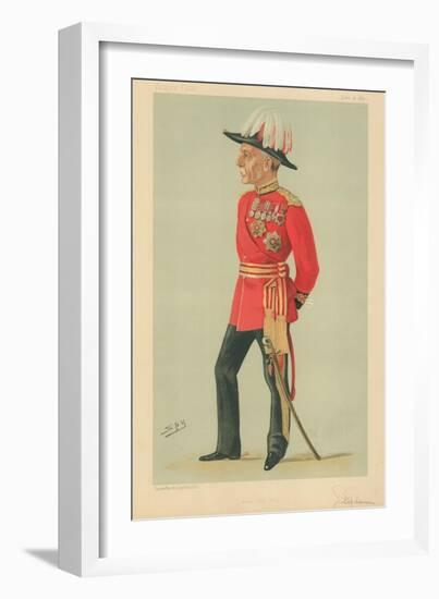 General Sir Frederick Charles Arthur Stephenson, Dear Old Ben, 18 June 1887, Vanity Fair Cartoon-Sir Leslie Ward-Framed Giclee Print