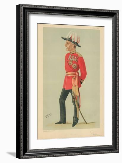 General Sir Frederick Charles Arthur Stephenson, Dear Old Ben, 18 June 1887, Vanity Fair Cartoon-Sir Leslie Ward-Framed Giclee Print