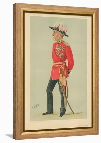 General Sir Frederick Charles Arthur Stephenson, Dear Old Ben, 18 June 1887, Vanity Fair Cartoon-Sir Leslie Ward-Framed Premier Image Canvas