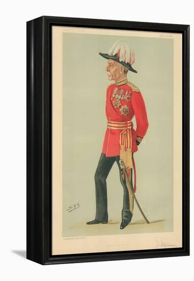 General Sir Frederick Charles Arthur Stephenson, Dear Old Ben, 18 June 1887, Vanity Fair Cartoon-Sir Leslie Ward-Framed Premier Image Canvas