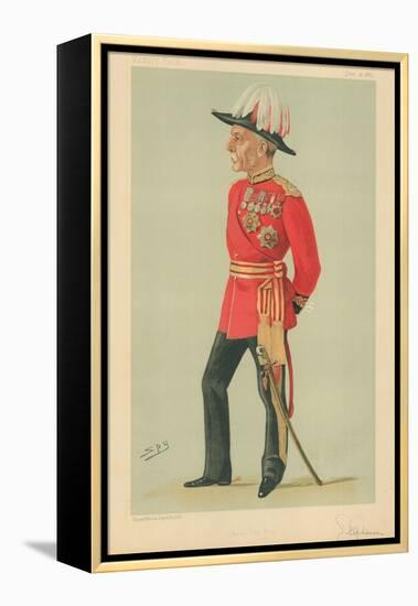 General Sir Frederick Charles Arthur Stephenson, Dear Old Ben, 18 June 1887, Vanity Fair Cartoon-Sir Leslie Ward-Framed Premier Image Canvas