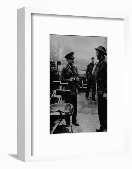 General Sir Frederick Pile, Commander-in-Chief, Anti-Aircraft Command, 1943-Unknown-Framed Photographic Print