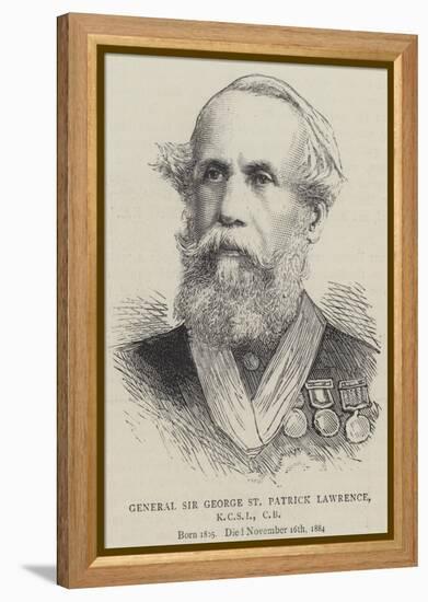 General Sir George St Patrick Lawrence-null-Framed Premier Image Canvas