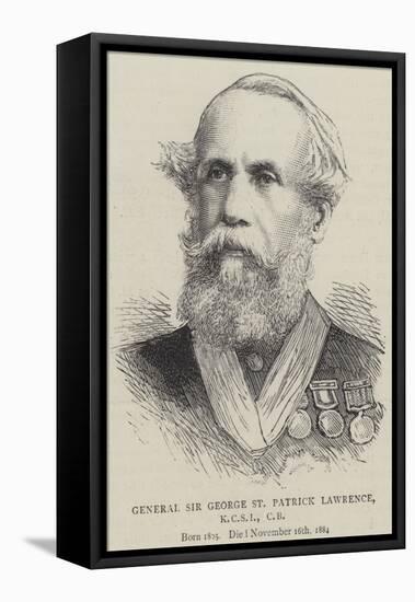 General Sir George St Patrick Lawrence-null-Framed Premier Image Canvas