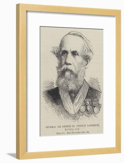 General Sir George St Patrick Lawrence-null-Framed Giclee Print