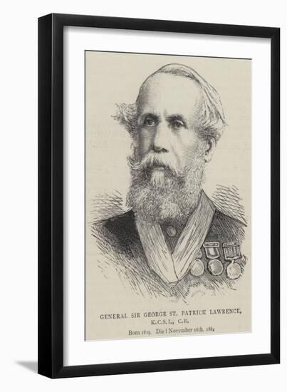 General Sir George St Patrick Lawrence-null-Framed Giclee Print