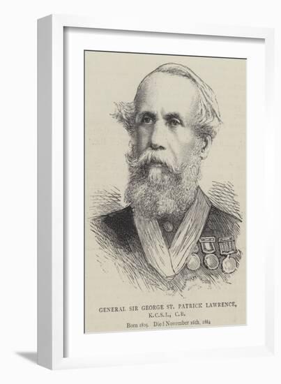 General Sir George St Patrick Lawrence-null-Framed Giclee Print