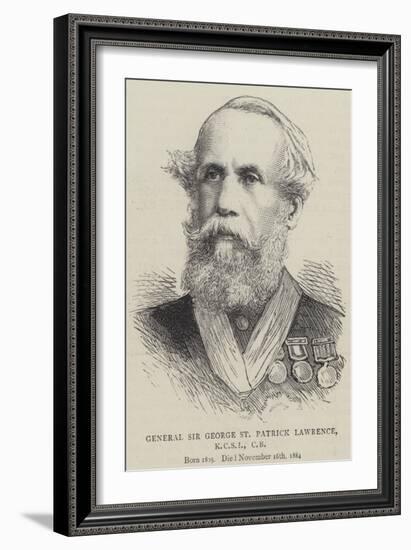 General Sir George St Patrick Lawrence-null-Framed Giclee Print