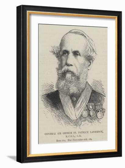General Sir George St Patrick Lawrence-null-Framed Giclee Print