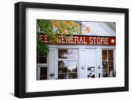 General store in historic Billie Creek Village, Indiana, USA-Anna Miller-Framed Photographic Print