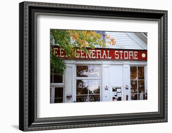 General store in historic Billie Creek Village, Indiana, USA-Anna Miller-Framed Photographic Print