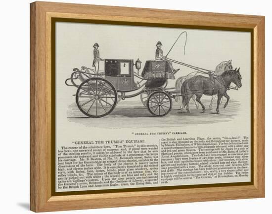 General Tom Thumb's Carriage-null-Framed Premier Image Canvas