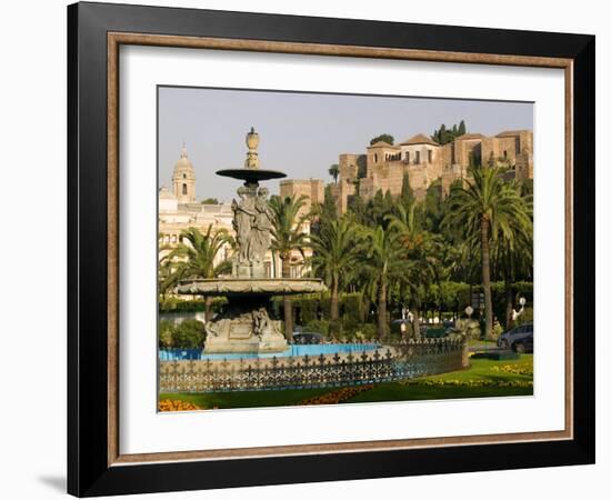 General Torrijos Square and Alcazaba, Malaga, Andalucia, Spain, Europe-Marco Cristofori-Framed Photographic Print