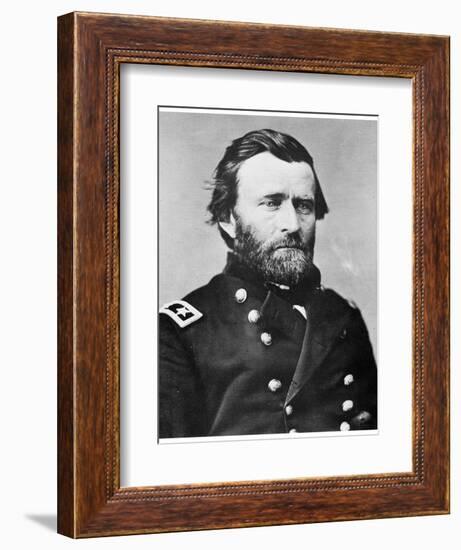 General Ulysses S Grant, American Soldier and Politician, C1860s-MATHEW B BRADY-Framed Giclee Print