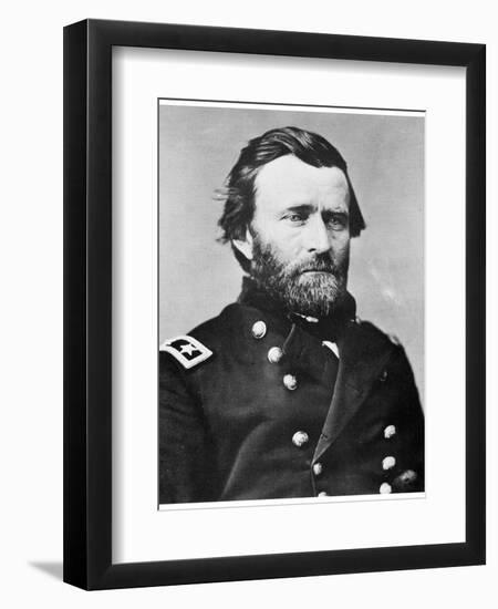 General Ulysses S Grant, American Soldier and Politician, C1860s-MATHEW B BRADY-Framed Giclee Print