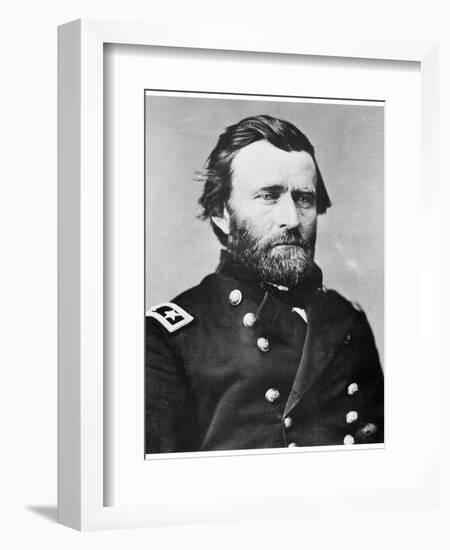 General Ulysses S Grant, American Soldier and Politician, C1860s-MATHEW B BRADY-Framed Giclee Print