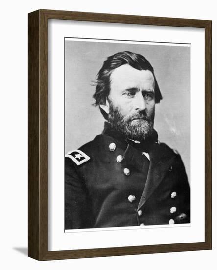 General Ulysses S Grant, American Soldier and Politician, C1860s-MATHEW B BRADY-Framed Giclee Print