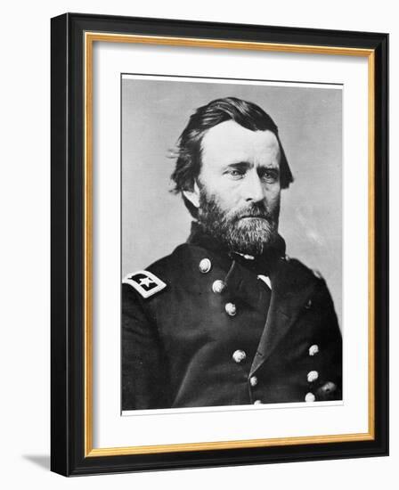 General Ulysses S Grant, American Soldier and Politician, C1860s-MATHEW B BRADY-Framed Giclee Print