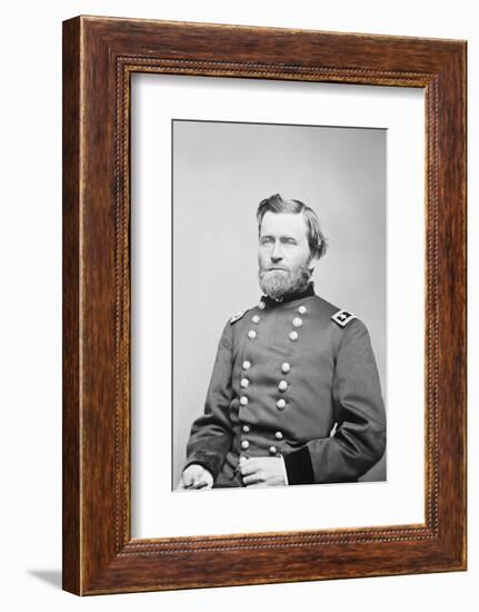 General Ulysses S. Grant of the Union Army, Circa 1860-Stocktrek Images-Framed Photographic Print