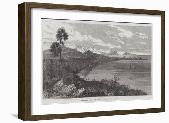 General View of Bombay, from Malabar Hill-Samuel Read-Framed Giclee Print