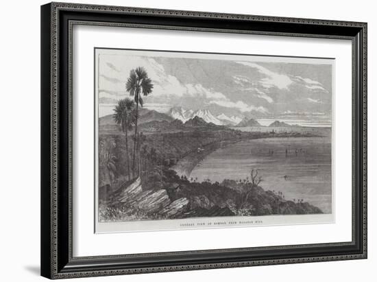 General View of Bombay, from Malabar Hill-Samuel Read-Framed Giclee Print