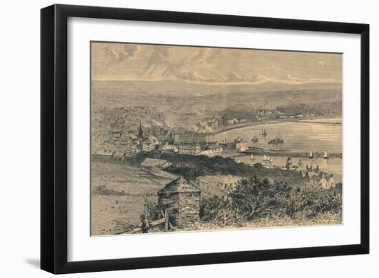 General View of Douglas, 1880-Abel Lewis-Framed Giclee Print