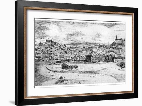 General View of Edinburgh, from Arthur's Seat, 1900-Frank Laing-Framed Giclee Print