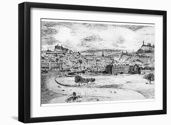 General View of Edinburgh, from Arthur's Seat, 1900-Frank Laing-Framed Giclee Print
