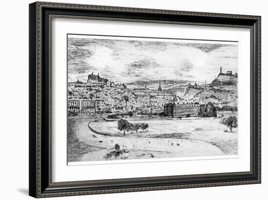 General View of Edinburgh, from Arthur's Seat, 1900-Frank Laing-Framed Giclee Print