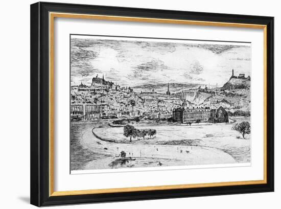 General View of Edinburgh, from Arthur's Seat, 1900-Frank Laing-Framed Giclee Print