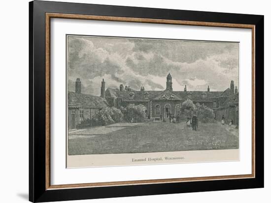 General View of Emanuel Hospital-English School-Framed Giclee Print