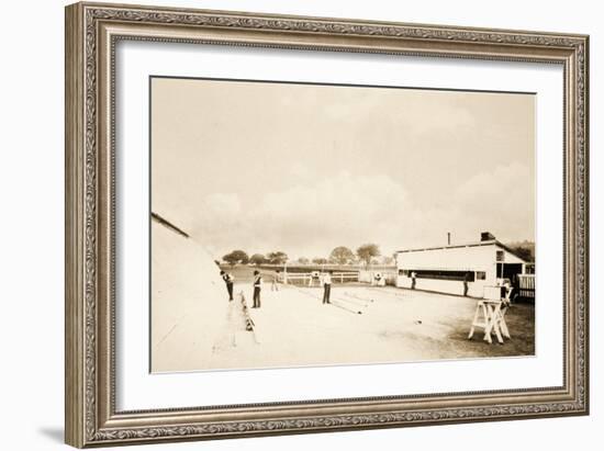 General View of Experiment Track-Eadweard Muybridge-Framed Photographic Print