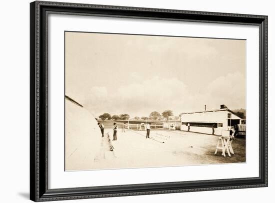 General View of Experiment Track-Eadweard Muybridge-Framed Photographic Print