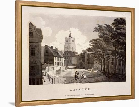 General View of Hackney, London, 1791-William Ellis-Framed Premier Image Canvas