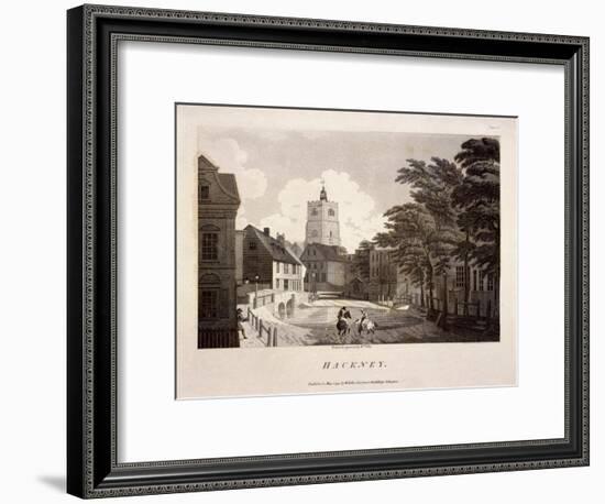 General View of Hackney, London, 1791-William Ellis-Framed Premium Giclee Print