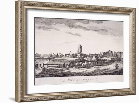 General View of Hackney, London, C1800-null-Framed Giclee Print