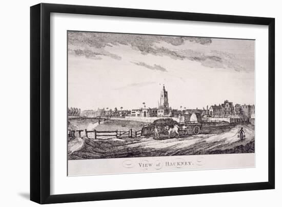 General View of Hackney, London, C1800-null-Framed Giclee Print