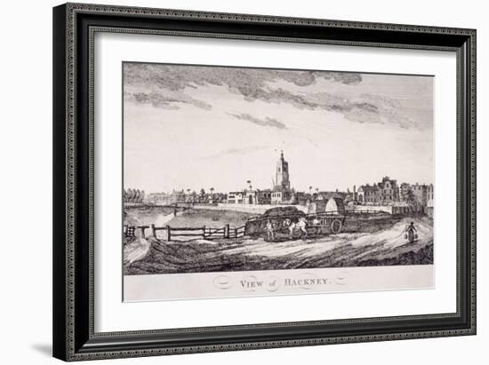 General View of Hackney, London, C1800-null-Framed Giclee Print