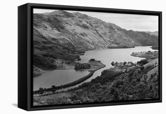 General View of Loch Lomond in Central Scotland. Circa 1952-Staff-Framed Premier Image Canvas