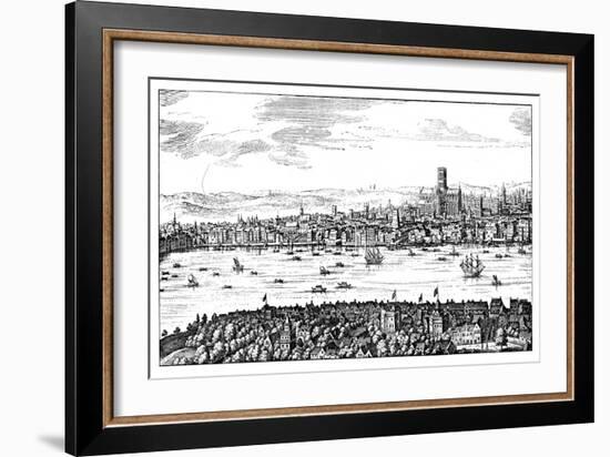 General View of London, 1666-null-Framed Giclee Print